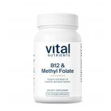 Vital Nutrients Vitamin B12 Methyl Folate 100ct