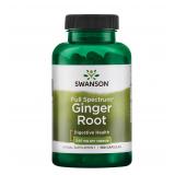 Swanson Premium Ginger Root 540mg 100 Capsules
