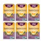 Yogi Egyptian Licorice Tea 6 Pack 96 Tea Bags