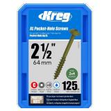 Kreg SML-C2X250-125 Pocket Screws 2-12-Inch 125ct