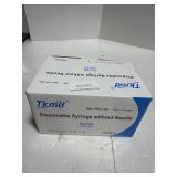 Tkmd 1cc Luer Lock Syringes 100 Count