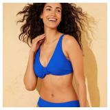 Shade  Shore Tank Bralette Bikini Top Blue M
