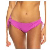 Roxy Womens Side Lace-Up Bikini Bottoms Rosebud XS
