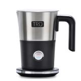 Tru 10 oz Electric Milk Frother BlackSilver