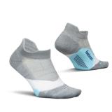 Feetures Elite Light Cushion No Show Tab Sock Gray