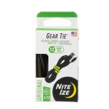 Nite Ize 6-Inch Gear Ties 12 Pack - Black