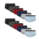 Hanes Mens Cotton Briefs 12-Pack X-Large $26.98