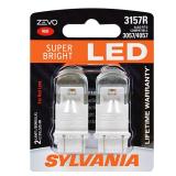 Sylvania 3157 ZEVO Red LED Brake Bulb 2 Count