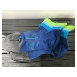 Feetures Performance Ankle Socks BlueGreyGreen S