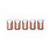 HandStands Football Slim Beer Coolie 5-Pack Medium