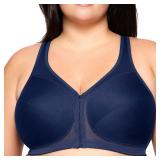 Glamorise MagicLift Posture Back Bra Blue 40D