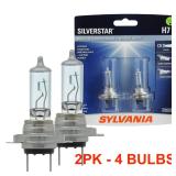 SYLVANIA H7 SilverStar Halogen Bulb 4 Pack