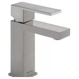 Delta Single Hole Bathroom Faucet Stainless New