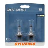 SYLVANIA H7 Basic Halogen Headlight Bulbs 2 Pack