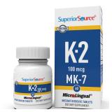 Superior Source Vitamin K2 MK-7 60 Count