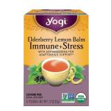 Yogi Tea Immune Stress Elderberry Lemon Balm 16ct