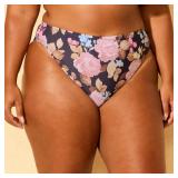 Shade  Shore Floral High Waist Bikini Bottom 2X