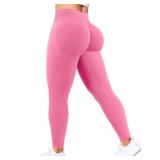 Ieumaz Seamless Scrunch Butt Yoga Leggings Small