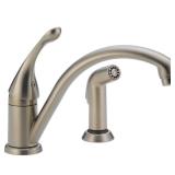 Delta Touch-On Kitchen Faucet Stainless Open Box