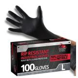 Venom Steel Nitrile Gloves 6 Mil Large 100 Ct