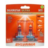 SYLVANIA H11 SilverStar Ultra Headlight Bulbs 2pk