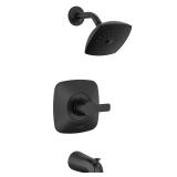 Delta Modern 14 Series Matte Black Shower Trim Kit