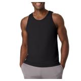 Hanes Mens X-Temp Tank Top 2-Pack Black XL