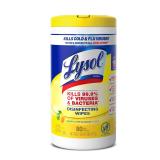 Lysol Disinfectant Wipes 80 Count $4.99