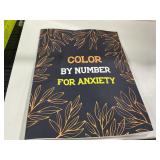 Color by Number Anxiety Relief Coloring Book