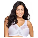 Glamorise MagicLift Wirefree Bra White 52C