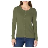 Amazon Essentials Cardigan Olive Size Medium