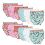 Fruit of the Loom Girls Cotton Briefs 12Pk 4-5T