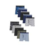 Hanes Boys Boxer Briefs Multicolor Medium 10-Pk