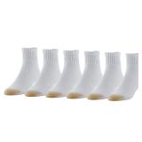 GOLDTOE Mens Athletic Socks 6-Pairs White XL