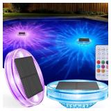 Brizled 4.4in Solar Floating RGB Pool Lights 2Pk
