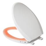 Clirass Heated Elongated Bidet Seat White