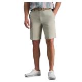 Haggar Cool 18 Flat-Front Shorts Size 36 String