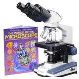 AmScope Binocular Compound Microscope 40X-2500X