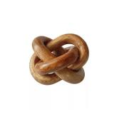 Everyday Decor Wooden Knot Table Decor 6 x 6