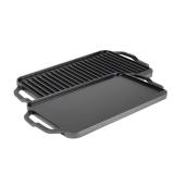 Lodge 19.5 x 10 Cast Iron Reversible Grill Griddle