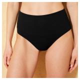 Andie Swim High Waist Bikini Bottom Black XL