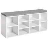 PayLessHere 3-Tier Shoe Organizer Bench 41 White