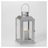 Smart Living 11 Silver Decorative Candle Lantern