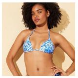 Wild Fable Blue Tile Bikini Top Small