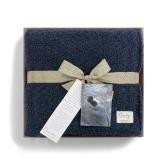 DEMDACO Navy Blue Plush Fleece Throw Blanket 52x62