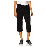 Danskin Womens Essential Crop Pant Black XL