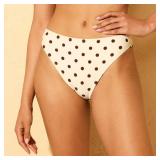 Shade  Shore Polka Dot Bikini Bottom XS