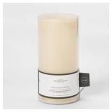 Threshold 8x4 LED Flameless Black Wick Candle