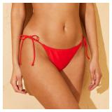 Wild Fable Red Extra Cheeky Bikini Bottom Size S