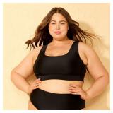 Shade  Shore Scoop Neck Longline Bikini Top 3X